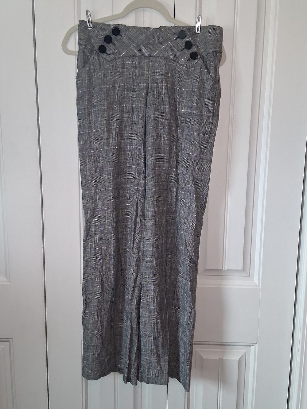 Candie's Gray Wide-Leg Women’s Dress Pants Size 1